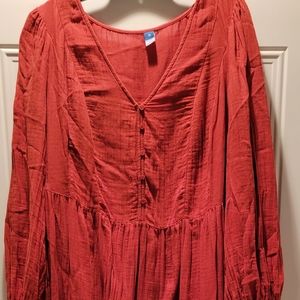 Old Navy Flare Tiered Midi Dress
